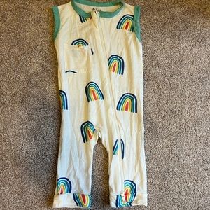 Kyte Baby Jade Rainbow Sleeveless Romper 0-3 Month